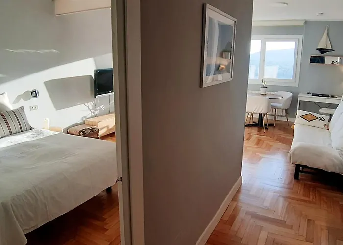 Vistas A La Ria Y Garaje En El Castro, Centro Apartament Vigo